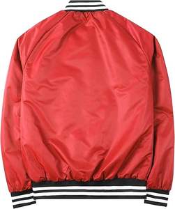 Chaqueta universitaria clásica de nailon, ropa de calle bordada personalizada, prendas de vestir exteriores para marcas de ropa y boutique de moda al por mayor - Product Image 2