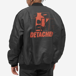 Meilleure vente 2024 blouson d'aviateur sur mesure en gros de blouson d'aviateur en nylon et polyester de baseball respirant et léger pour hommes - Product Image 2