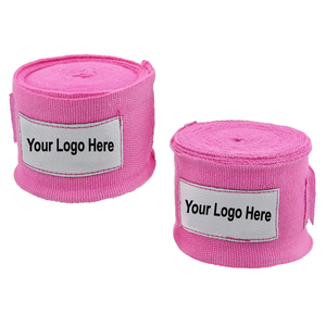Vendaje de boxeo impreso con logotipo personalizado, nuevo diseño, protección de entrenamiento de seguridad, envolturas de mano en muchos colores para MMA - Product Image 1