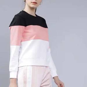 Sudadera Casual Otoño-Invierno 2026 para Mujer, Estilo Europeo Americano, Estampada, Holgada, de Punto, con Logotipo Frontal, Colores Versátiles - Product Image 2