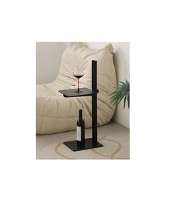 <b>Industrial</b>-style Aluminum <b>Side</b> <b>Table</b> That Works As a Plant Stand a Coffee <b>Table</b> or a Modern Decor Piece for Compact Spaces - Product Image 5