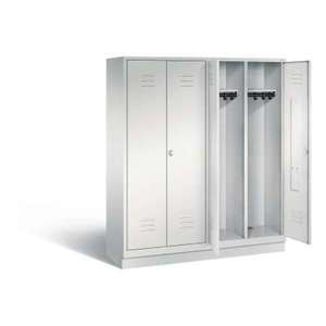 C+P Armadio per Spogliatoio 1800 x 1590 x 500 mm HxLxP 4 Scomparti 400 mm - Product Image 1