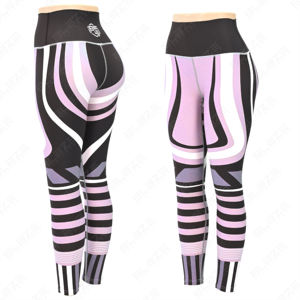 Pantalones de Yoga de cintura alta, mallas estampadas para correr, ropa deportiva transpirable, gran oferta, mallas de gimnasio, mallas de Yoga con cintura elástica para mujer - Product Image 1