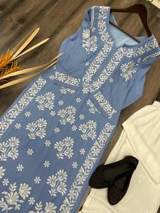 El último traje Palazzo DE TRABAJO bordado con hilo de rayón de diseñador por FabZone - Product Image 5