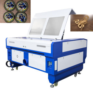 Machine de découpe laser CO2 CNC à double tête 2-en-1 grande surface, refroidie par air, avec système de caméra panoramique pour l'acrylique - Product Image 4