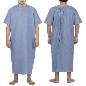 Vestido de paciente hecho a medida Vestido de paciente de hombro abierto de hospital Vestido de paciente de hospital de manga corta - Product Image 6