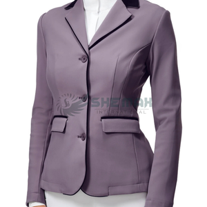 Ropa deportiva, chaqueta impermeable ligera para montar a caballo para mujer, tela transpirable, diseño elástico para ecuestre elegante - Product Image 2