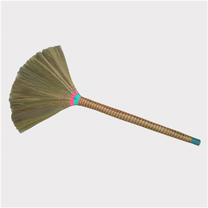 Balai à gazon écologique à tête de bois avec pelle à poussière en plastique pour le balayage du sol de la maison OEM emballage en vrac disponible - Product Image 3
