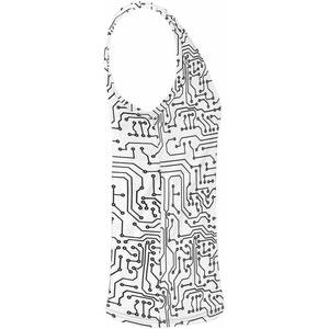 เสื้อกล้ามสตรีแขนกุดผ้าโพลีเอสเตอร์ซับลิเมชันดีไซน์ทันสมัย - Product Image 5