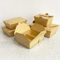 Boîtes d'expédition personnalisées haut de gamme écologiques réutilisables en papier kraft durable avec logo pour vêtements, cadeaux, poulet frit