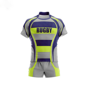 Ensemble d'uniformes de football de conception de rugby pour hommes, couleurs et motifs respirants sur mesure, kit de rugby d'équipe et vêtements de football - Product Image 3