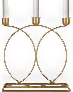 New Style Gold Colour Iron Candle Holder for Home Decor Hotel Restaurant and Christmas <b>Dining</b> <b>Table</b> <b>Centrepiece</b> - Product Image 5