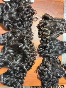 Cabello Humano 100% Natural Sin Procesar, Cabello Humano Indio con Cutícula Alineada, Paquetes de Ondas Sueltas, Extensiones de Cabello Indio Natural - Product Image 3