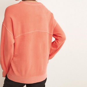 Sweat-shirts pour femmes de haute qualité, style hip-hop, surdimensionnés, col en V, imprimé personnalisé sur le devant, épaules tombantes, vêtements d'hiver - Product Image 3