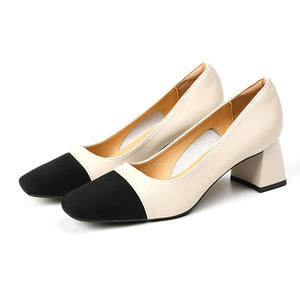 Zapatos Mary Jane de Estilo Francés para Primavera y Verano, Zapatos Planos de Cuero con Suela Gruesa de Estilo Británico Retro, Zapatos de Tacón Alto Dulces y Elegantes - Product Image 1