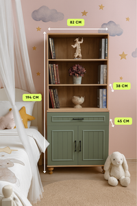 ชุดโต๊ะข้างเตียงและตู้หนังสืออาริออน คิดส์ กุลซัน ดีไซน์หรูหราทันสมัยสำหรับห้องวัยรุ่น ผลิตจาก MDF คุณภาพสูง - Product Image 2