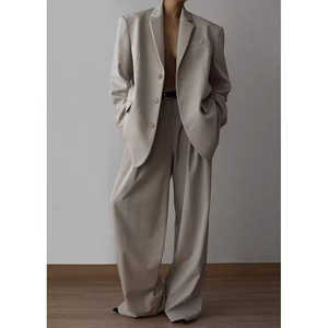Blazer élégant pour femmes, coupe ajustée, veste de bureau, costume d'affaires élégant, manches longues, vêtement extérieur chic pour femmes élégantes par HI 2026 - Product Image 6
