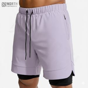 Pantalones Cortos Deportivos de Playa para Hombre, de Secado Rápido, Transpirables, de Lona, Poliéster/Algodón, para Entrenamiento, Verano 2025 - Product Image 3