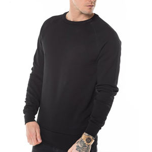 Sweat-shirt à col rond personnalisé, coupe courte, pour homme, sweat-shirt oversize, décontracté, hip-hop, sweat-shirt uni, BY BS 2026 - Product Image 5