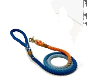 Cotton Rope <b>Leash</b> Customized Colored Cotton Rope Handmade Dog <b>Leash</b> <b>Pet</b> <b>Leash</b> Set - Product Image 1