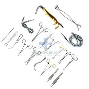 Dispositivos médicos profesionales, juego de instrumentos de cirugía de aumento de senos de acero inoxidable de 47 piezas, certificado CE, mejora la ampliación - Product Image 2