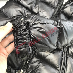 Chaqueta acolchada para hombre recién llegada, chaqueta acolchada brillante, rompevientos, chaqueta de invierno con capucha negra gruesa acolchada - Product Image 3