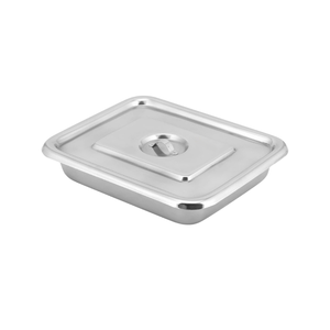 Plateau de rangement en acier inoxydable avec couvercle pour instruments chirurgicaux et stockage médical au meilleur prix de gros - Product Image 1