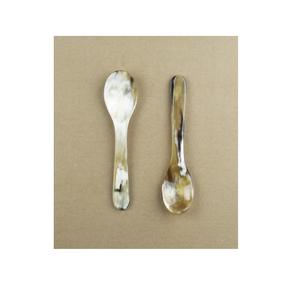 Cuillère en corne de buffle pour salade avec cuillère et serveur pour cuisine et dessus de table avec artisanat naturel - Product Image 3