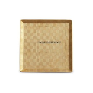 Plateau et plateau de service de nourriture de couleur or en matériau aluminium de conception la plus récente meilleure vente de grands plateaux de nourriture de qualité supérieure uniques - Product Image 3