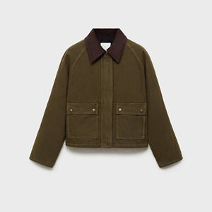 Dernier design, veste en jean ample pour femme avec fermeture éclair, col rabattu, veste pour femme, meilleure qualité, vestes en jean pour femme - Product Image 5