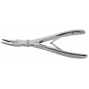 Fórceps de hueso de acero inoxidable súper alemán quirúrgico Beyer Bone 2mm 15cm doble acción curvada buena calidad - Product Image 5