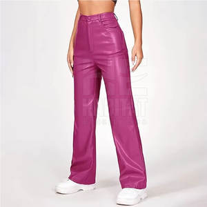 Pantalons en cuir pour femmes les plus vendus, confortables, en cuir souple, matériau durable, design tendance, parfaits pour une utilisation décontractée - Product Image 3
