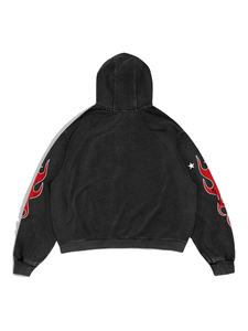 Sudaderas con Capucha Personalizadas de Algodón de Alta Calidad, Bordado Pesado, Estampado para Hombre, Sudaderas con Capucha Extra Grandes con Cremallera Completa para Hombre, Moq10 Y2k - Product Image 2