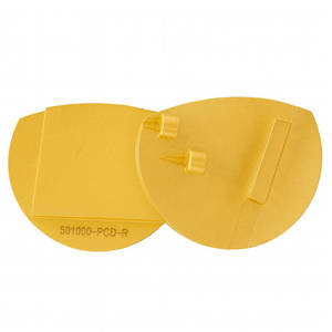Disco de molienda de cambio rápido de 3 pulgadas de grado contratista, dos 1/4 segmentos de PCD, agente de unión de metales, muelas abrasivas de alto rendimiento - Product Image 5