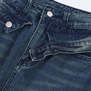 Pantalones Vaqueros de Diseño Personalizado para Hombre, Transpirables, Elásticos, Ajustados, Casuales, con Bolsillos Tipo Cargo, para Primavera/Invierno, con Técnica de Lavado, en Oferta - Product Image 3