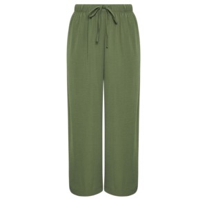 Novedades de Verano: Pantalones Anchos de Algodón Personalizados para Mujer, Transpirables, de Lino, con Cintura Elástica - Product Image 3