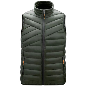 Dernière personnalisation de haute qualité Logo personnalisé hommes gilet bouffant léger sans manches hiver vêtements chauds gilets bouffants OEM entretenu - Product Image 5