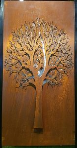 บ้านห้องนอนและห้องนั่งเล่นกรอบไม้สีทองแบบแขวนโลหะศิลปะตกแต่งผนัง - Product Image 5