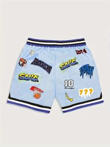 Pantalones cortos de gimnasio para hombre de secado rápido al por mayor, pantalones cortos de malla de entrenamiento de playa baratos, Joggers, Fitness, Athletic, Workout, gym - Product Image 4