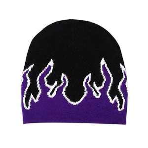 jacquard Top selling beanie hats Wholesale Customizable 100% Wool <b>Winter</b> <b>Cap</b> Fashion Letter Beanie in Many Colors Low Prices - Product Image 4