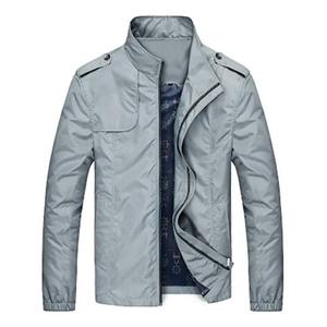 Blouson aviateur pour homme Taille XL Col montant Tissu chaud personnalisé décontracté et à la mode - Product Image 1