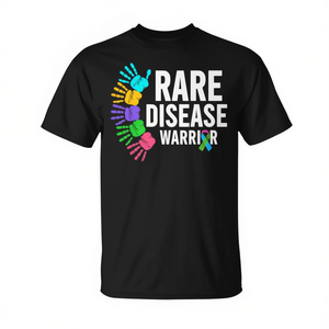 T-shirt promotionnel de sensibilisation pour la Journée des maladies rares 2025 – Le T-shirt du combattant contre les maladies rares - Product Image 2