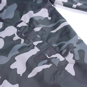 เสื้อแจ็คเก็ตโค้ชสำหรับผู้ชายเสื้อโค้ทแบบรูดซิปปิดแขนเสื้อโค้ชยืดหยุ่น - Product Image 5