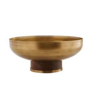 Cuenco de servicio de latón de diseño adornado para una decoración única del hogar y elementos esenciales de servicio confiables con artesanía intrincada - Product Image 3