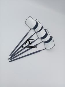 Professionnel Grand Carré Noir Mat Extension De Cils Miroir Poignée En Gros Logo Personnalisé En Acier Inoxydable Cils Artistes Outil - Product Image 4