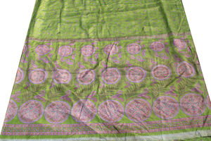 Saree de créateur indien Sari en soie vintage pour vêtements pour femmes - Product Image 3