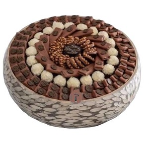 Plato para servir chocolate Decoración de mesa Contenedor de chocolate Diseño moderno Caramelos de chocolate Platos para servir - Product Image 1