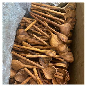 Lightweight Wooden <b>Spoon</b> With Long Handle Great For Hot <b>Soups</b> Sauces And Everyday Cooking - Product Image 4