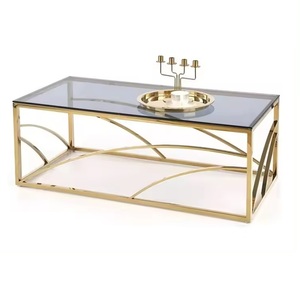 โต๊ะเข้ามุมทํามือลายรอยัลดีไซน์ โลหะแข็งและโต๊ะข้างกระจก ทรงกลม ตกแต่งห้องวาดภาพออกแบบล่าสุด - Product Image 3