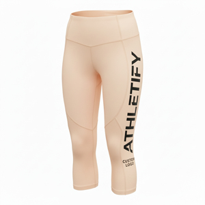 Leggings de yoga taille élastique imprimés sur mesure-Vêtements de sport taille haute sans couture pour femmes-Tissu extensible et respirant - Product Image 1